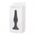 Крупная чёрная анальная пробка из силикона ANAL BOTTLE PLUG SILICONE EXTRALARGE - 15,5 см., Toyz4lovers