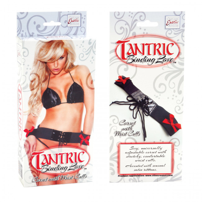 Фиксация рук к телу Tantric Binding Love Corset with Wrist Cuffs, California Exotic Novelties Фиксация рук к телу Tantric Binding Love Corset with Wrist Cuffs, California Exotic Novelties
