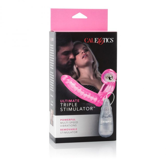 Насадка с хребтом "Тройная стимуляция", California Exotic Novelties Насадка с хребтом "Тройная стимуляция", California Exotic Novelties