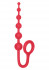 Красный анальный стимулятор COLT BUDDY BALLS - 18,5 см., California Exotic Novelties