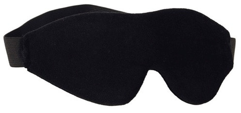 Черная маска на глаза PLUSHY GEAR, California Exotic Novelties Черная маска на глаза PLUSHY GEAR, California Exotic Novelties