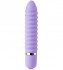 Фиолетовый ребристый мини-вибратор NEON WICKED WAND PURPLE - 11,4 см., Dream Toys