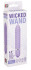 Фиолетовый ребристый мини-вибратор NEON WICKED WAND PURPLE - 11,4 см., Dream Toys