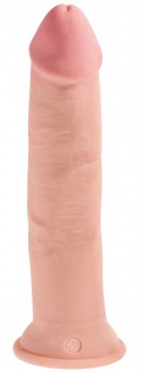 Телесный фаллоимитатор на присоске 9" Triple Density Cock - 26,7 см.