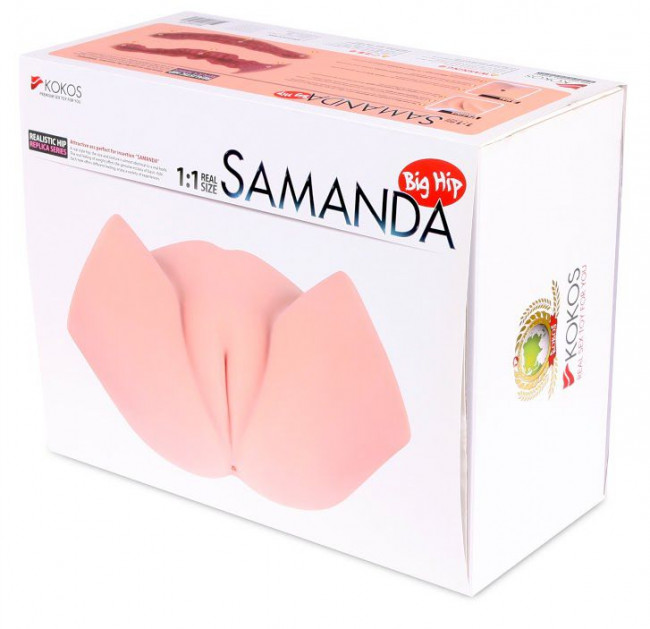 Мастурбатор-полуторс с вагиной и анусом Samanda, KOKOS