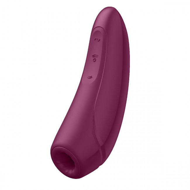 Бордовый вакуум-волновой стимулятор Satisfyer Curvy 1+ Бордовый вакуум-волновой стимулятор Satisfyer Curvy 1+