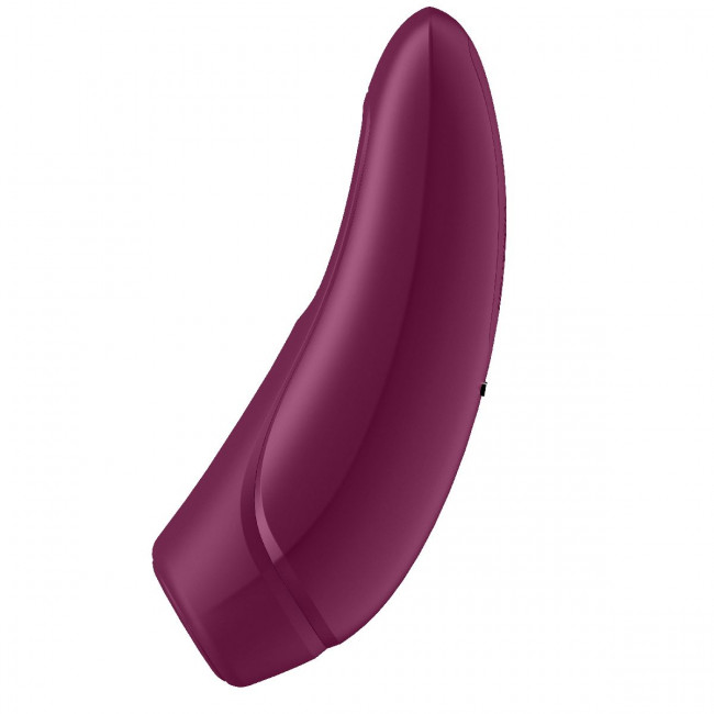 Бордовый вакуум-волновой стимулятор Satisfyer Curvy 1+ Бордовый вакуум-волновой стимулятор Satisfyer Curvy 1+