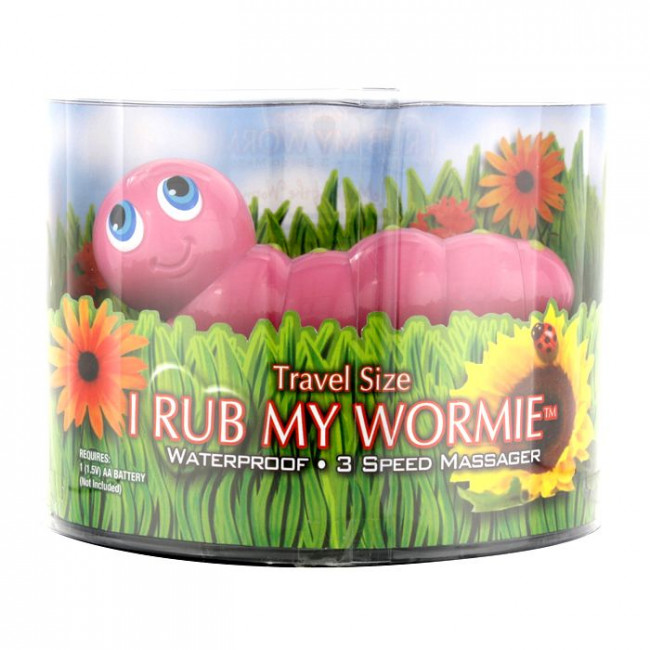 Вибратор-гусеница I Rub My Wormie Pink, Big Teaze Toys