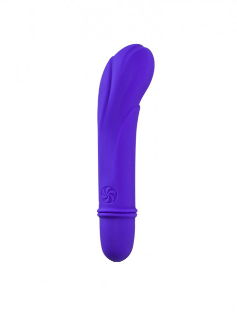 Фиолетовый мини-вибратор Universe Secret Flower - 12,6 см., Lola toys