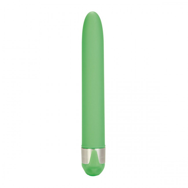 Салатовый вибратор Shanes World - 15,5 см., California Exotic Novelties