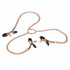 Зажимы золотого цвета для сосков и половых губ с цепью Entice Triple Intimate Clamps, California Exotic Novelties Зажимы золотого цвета для сосков и половых губ с цепью Entice Triple Intimate Clamps, California Exotic Novelties