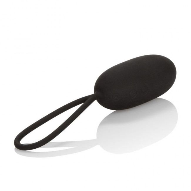 Чёрное виброяйцо из силикона Silicone Remote Rechargeable Egg, California Exotic Novelties Чёрное виброяйцо из силикона Silicone Remote Rechargeable Egg, California Exotic Novelties