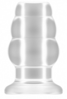 Прозрачная анальная пробка с тоннелем №51 Large Hollow Tunnel Butt Plug 5 Inch - 12,7 см., Shots Media BV