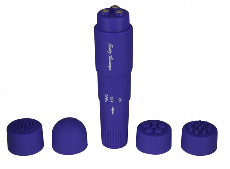 Фиолетовая виброракета FUNKY MASSAGER - 10 см., Toy Joy