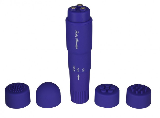 Фиолетовая виброракета FUNKY MASSAGER - 10 см., Toy Joy