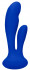 Синий вибратор G-Spot and Clitoral Vibrator Flair - 17,5 см., Shots Media BV
