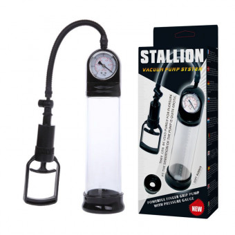 Вакуумная помпа Stallion с манометром, Baile