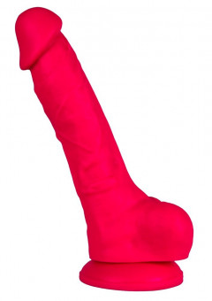 Розовый фаллоимитатор-реалистик Adam S - 18,5 см., Adrien Lastic