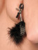 Металлические зажимы для сосков с пёрышками Feather Nipple Clamps, Pipedream