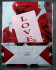 Подарочный пакет "Love" с розами - 15 х 12 см.
