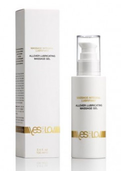 Массажный гель-смазка на силиконовой основе Allover Massage Gel - 100 мл., YESforLOV