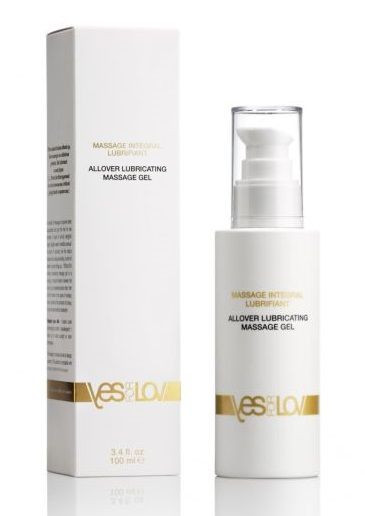 Массажный гель-смазка на силиконовой основе Allover Massage Gel - 100 мл., YESforLOV Массажный гель-смазка на силиконовой основе Allover Massage Gel - 100 мл., YESforLOV