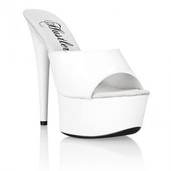 Белые классические сабо White Dance, Hustler Shoes