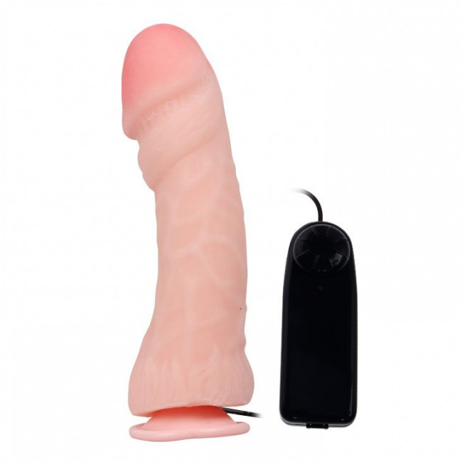 Вибратор с присоской The Big Penis - 26,5 см., Baile
