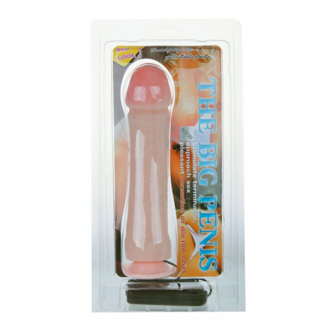 Вибратор с присоской The Big Penis - 26,5 см., Baile