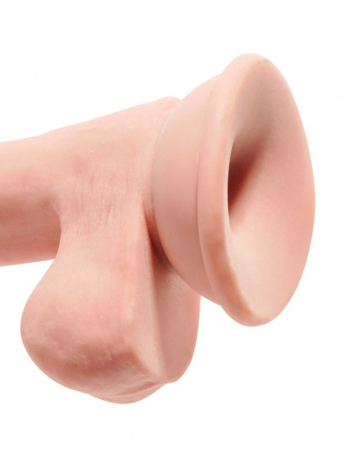 Телесный фаллоимитатор на присоске 6,5" Triple Density Cock - 20,3 см. Телесный фаллоимитатор на присоске 6,5" Triple Density Cock - 20,3 см.