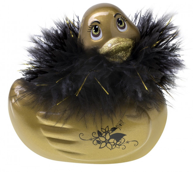 Золотистый массажер-уточка I Rub My Duckie Paris Gold , Big Teaze Toys Золотистый массажер-уточка I Rub My Duckie Paris Gold , Big Teaze Toys