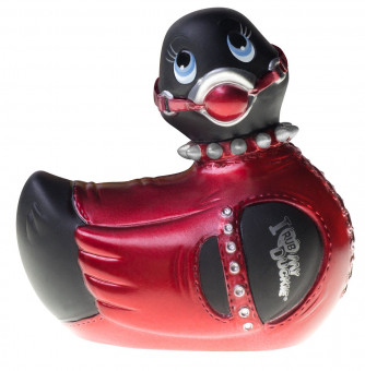 Черно-малиновый вибратор-утенок I Rub My Duckie Bondage, Big Teaze Toys