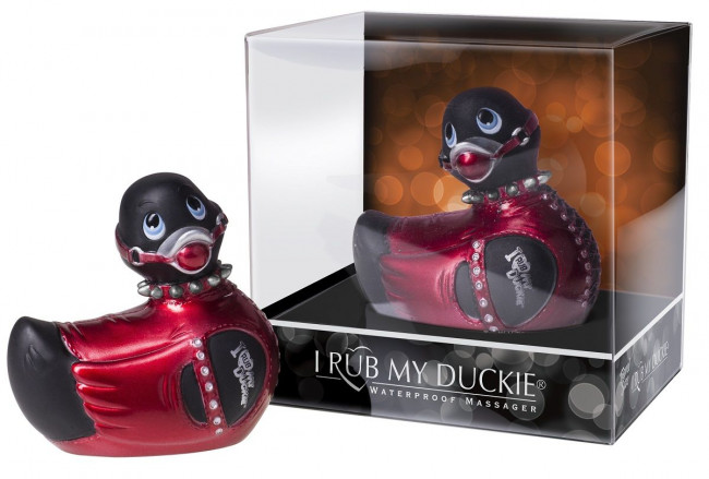 Черно-малиновый вибратор-утенок I Rub My Duckie Bondage, Big Teaze Toys Черно-малиновый вибратор-утенок I Rub My Duckie Bondage, Big Teaze Toys
