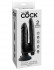 Двойной чёрный вибратор со съемной присоской Double Vibrating Double Penetrator - 20,3 см., Pipedream