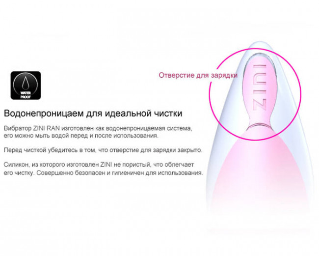 Вибратор ZINI RAN черного цвета с золотыми вставками, ZINI Вибратор ZINI RAN черного цвета с золотыми вставками, ZINI