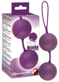 Фиолетовые вагинальные шарики XXL Balls, Orion