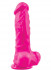 Розовый фаллоимитатор Pleasures Thick 8 Dildo - 23,9 см., NS Novelties
