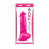 Розовый фаллоимитатор Pleasures Thick 8 Dildo - 23,9 см., NS Novelties