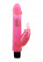 Гелевый розовый вибратор  Knobbly Wobbly Rabbit-Cottontail - 19 см., Toy Joy