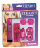 Набор CLEAR VIBRATORKIT: вибратор, вагинальные шарики, 2 эрекционных кольца и виброяйцо, Seven Creations Набор CLEAR VIBRATORKIT: вибратор, вагинальные шарики, 2 эрекционных кольца и виброяйцо, Seven Creations