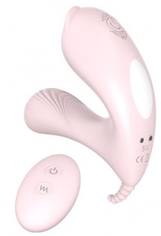 Нежно-розовый стимулятор LAY-ON KITTY, Dream Toys