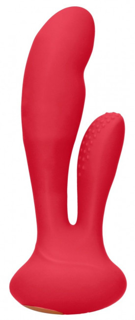 Красный вибратор G-Spot and Clitoral Vibrator Flair - 17,5 см., Shots Media BV Красный вибратор G-Spot and Clitoral Vibrator Flair - 17,5 см., Shots Media BV