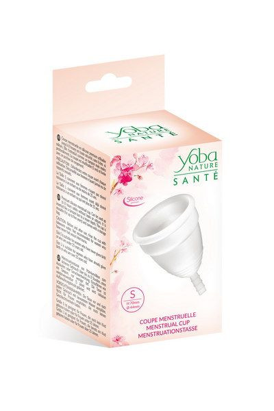 Белая менструальная чаша Yoba Nature Coupe - размер S, Yoba Белая менструальная чаша Yoba Nature Coupe - размер S, Yoba