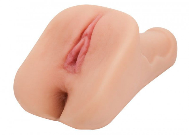 Вагина с анусом и вибрацией Emily Addison Vibrating CyberSkin Pet Pussy & Ass, Topco Sales