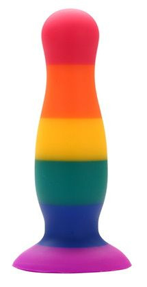Разноцветная анальная пробка COLOURFUL PLUG - 14,5 см. Разноцветная анальная пробка COLOURFUL PLUG - 14,5 см.