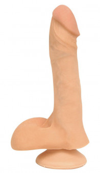 Реалистичный фаллоимитатор Wildfire Real Man CyberSkin CyberGlo Cock - 20 см., Topco Sales