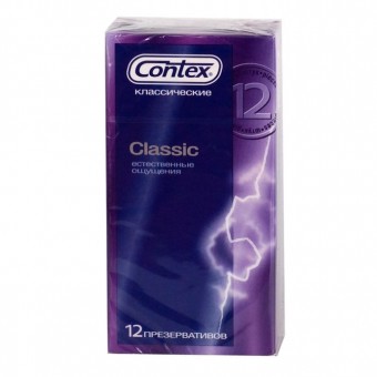 Презервативы CONTEX Classic - 12 шт., Contex
