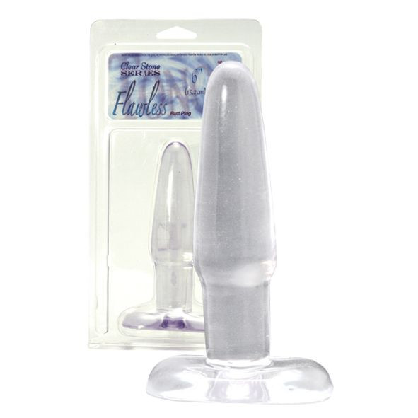 Прозрачная желейная втулка-конус JELLY JOY FLAWLESS CLEAR - 15,2 см., Tonga