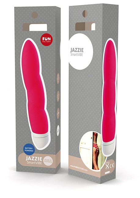 Розовый вибратор JAZZIE - 17,8 см., Fun Factory Розовый вибратор JAZZIE - 17,8 см., Fun Factory