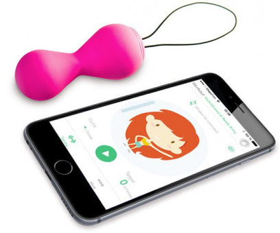 Ярко-розовые вагинальные шарики Gballs2 App, Fun Toys